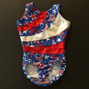 Motionwear leotard size medium 8 10 gymnastics